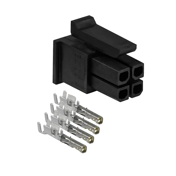 4-Pin Plug with Contact Terminals