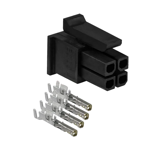 4-Pin Plug with Contact Terminals