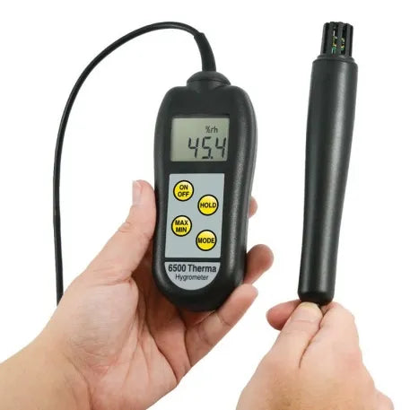 6500 Therma Hygrometer Thermometer Measures Humidity & Air Temperature