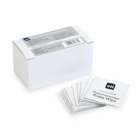 Carton of 100 Single Sachet Probe Wipes