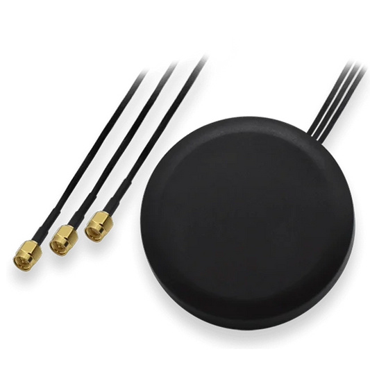 Combo SISO Mobile / GNSS / WiFi Roof SMA Antenna