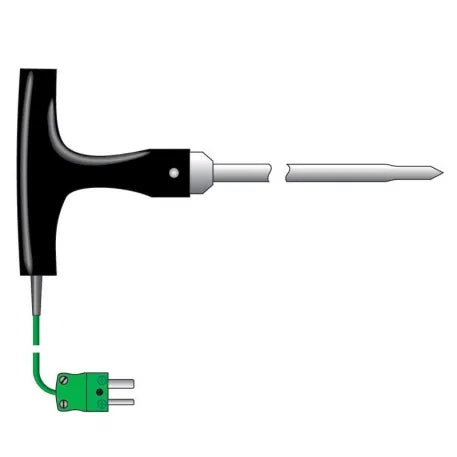 Temperature Reduced Tip Probe T-Shaped - Asphalt or Food Processing