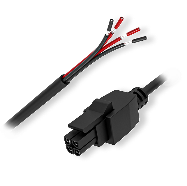 Power Cable with 4-Way Open Wire