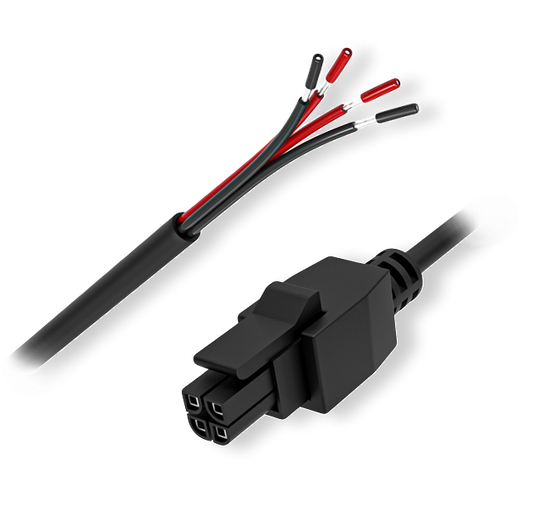Power Cable with 4-Way Open Wire