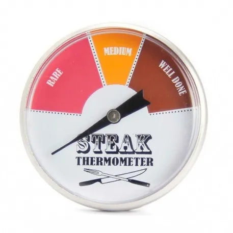 Stainless Steel Steak Thermometer 45mm Dial