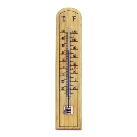 Beechwood Thermometer - 45 x 205mm
