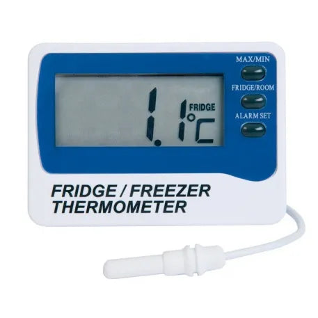 Digital Fridge Thermometer with UKAS Calibration Certificate
