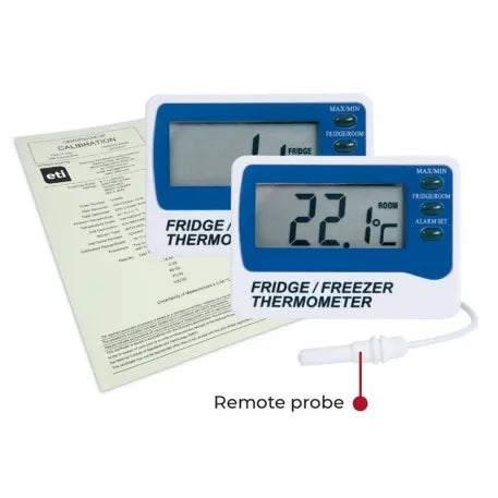 Digital Fridge Thermometer with UKAS Calibration Certificate