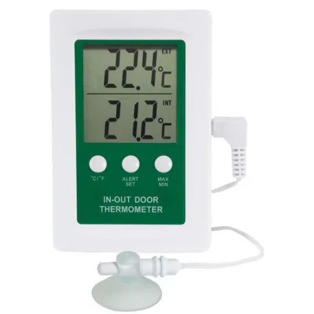 Digital Indoor / Outdoor Thermometer With Alarm