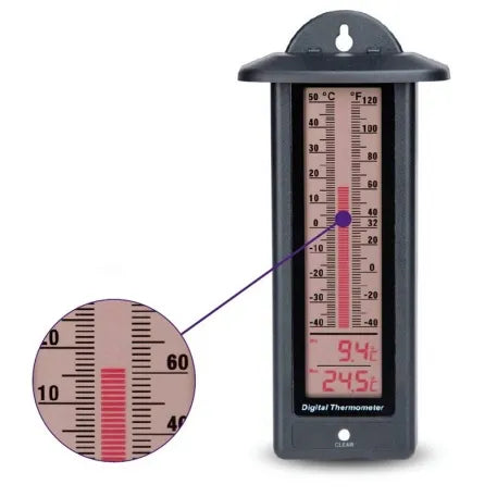Max / Min Digital Thermometer with LCD Bar Graph