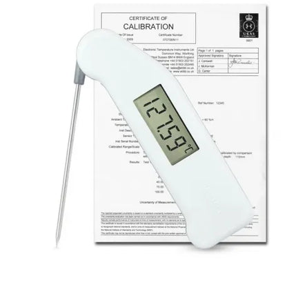 Reference Thermapen kvörðunarhitamælir.