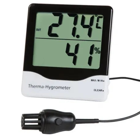 Therma-Hygrometer with Internal & External Temperature Probe